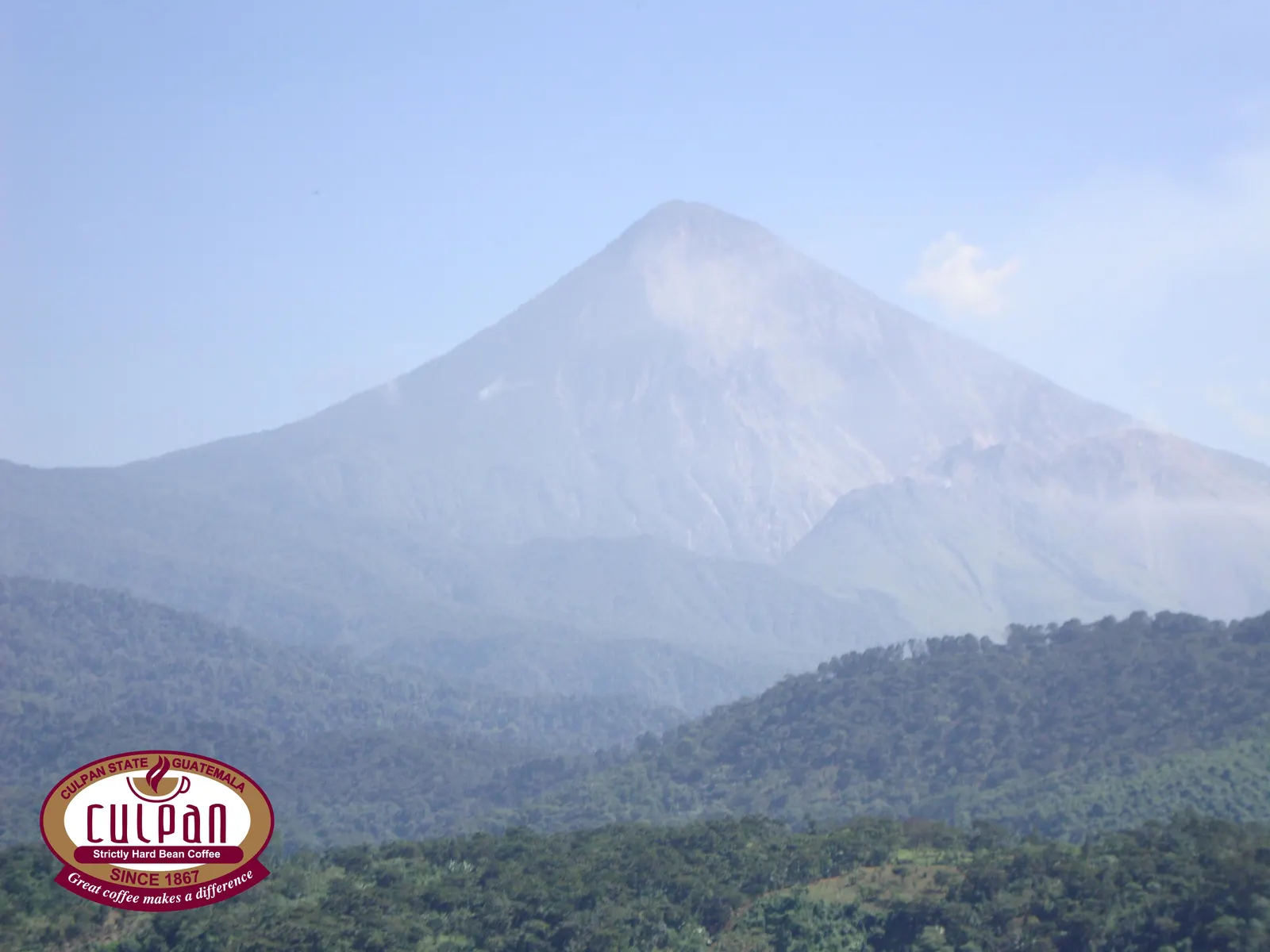 Volcan Santiaguito, donde Don Francisco fundo Culpan